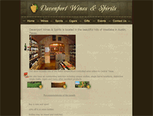 Tablet Screenshot of davenportwinespirits.com